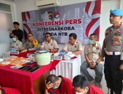 Selama Oktober 2024, Ditresnarkoba Polda NTB Ungkap 11 Kasus dan Amankan 12 Tersangka