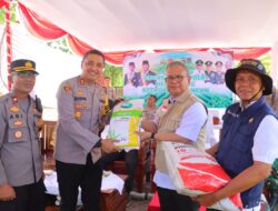 Kapolres Lombok Utara bersama Forkopimda, Lounching Gugus Tugas Polri Dukung Ketahanan Pangan