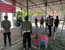 Pos PAM Raba Ops Lilin Rinjani 2024 Gelar Patroli di Areal Gereja Raba