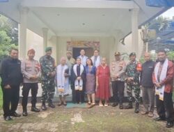 Personel Ops Lilin Rinjani 2024 Polres Bima Kota Amankan Ibadah Natal Umat Kristiani