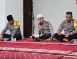 Laksanakan Binrohtal Rutin, Polres Bima Kota Bentuk Karakter Anggota yang Lebih Humanis