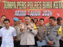 Kasus Kriminal Sepanjang 2024 Menurun, Kapolres Bima Kota Ajak Masyarakat Terus Jaga Kamtibmas