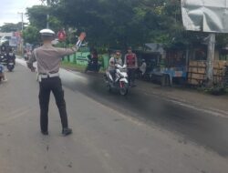 Polsek Tanjung Laksanakan Rawan Pagi, Ciptakan Lalu Lintas Lancar dan Tertib 
