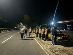 KRYD Gabungan Polsek Kuripan: Jaga Kamtibmas Bypass BIL Tetap Kondusif