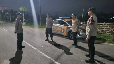 Gencar Patroli Malam, Polsek Kediri Perkuat Keamanan di Jalur Rawan