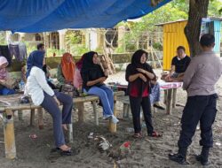 Kamtibmas Prioritas: Polres Lombok Barat Edukasi Pengunjung Pantai Melasa