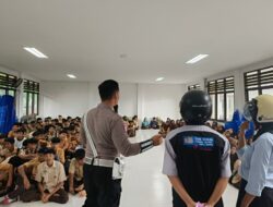 Sat Lantas Polres Lombok Utara Laksanakan Strong Point dan Himbau Pengendara Tertib Berlalu Lintas