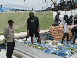 Polsek Kawasan Pelabuhan Laut Bima Laksanakan Cooling System di Areal Dermaga