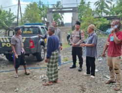 Polsek Bayan Berikan Bantuan Semen Untuk Pembangunan Masjid