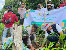 Polsek Wawo Laksanakan Kegiatan Penghijauan dan Penanaman Bibit Buah