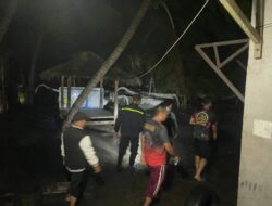 Kapolres Lombok Utara Sambangi Rumah Warga Yang Terdampak Banjir Rob