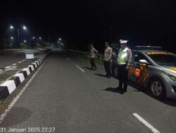 Aman & Lancar: Polsek Kediri Gencar Patroli KRYD di Bypass BIL 2