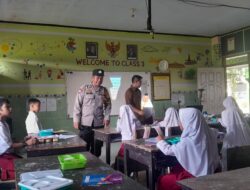 112 Siswa SDN 1 Dasan Tapen Dapat Makan Bergizi, Polsek Gerung Turun Tangan