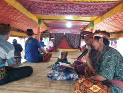 Kapolsek Bayan Sambangi Warga dalam Ritual Adat Tampah Wirang di Lombok Utara