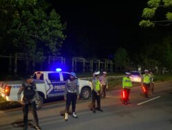 Polres Bima Kota Patroli KRYD Malam Minggu, Ciptakan Situasi Aman dan Kondusif