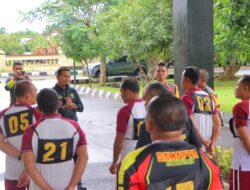 Jaga Kesehatan dan Kebugaran Fisik Personil, Polres Lombok Utara Gelar TKJ Berkala