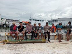 Polsek Kawasan Pelabuhan Laut Bima Laksanakan Cooling System di Areal Dermaga