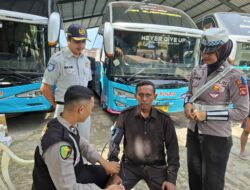 Satlantas Polres Bima Kota Gelar Cek Kesehatan Gratis bagi Sopir AKAP