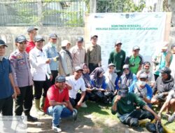 Polsek Asakota Laksanakan Gerakan Bersama Bersih Sungai Kota Bima