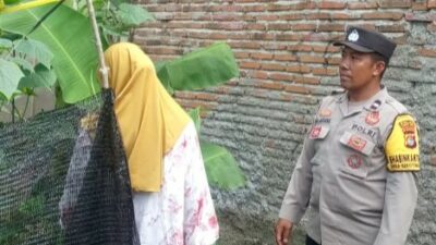 Polri Aktif Dukung Ketahanan Pangan, Bhabinkamtibmas Sambangi Warga