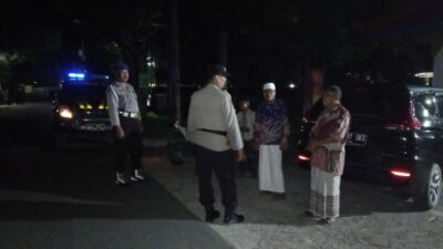 Polsek Lembar Awasi Kejahatan Malam & Balap Liar