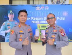 Tingkatkan Layanan Polres Lombok Utara Terima Laporan Melalui Barcode