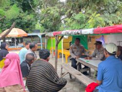 Sat Binmas Polres Bima Kota Gelar Giat Jumat Curhat di Lapangan Pahlawan Rabadompu Barat