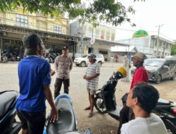 Sat Binmas Polres Bima Kota Laksanakan Giat Cooling System dan Himbauan Kamtibmas di Kelurahan Monggonao