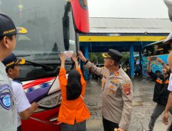 Kapolres Bima Kota Pimpin Sosialisasi Mudik Aman Keluarga Nyaman dan Layanan Kepolisian 110