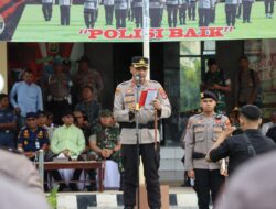 Kapolres Bima Kota Pimpin Apel Gelar Pasukan Operasi Ketupat Rinjani 2025 dalam Rangka Pengamanan Idul Fitri 1446 H