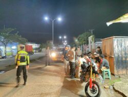 Polres Bima Kota Intens Laksanakan Patroli Subuh Jaga Kamtibmas Ramadhan