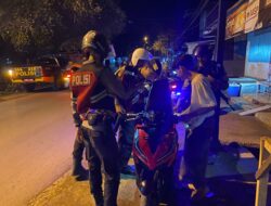 Sat Samapta Polres Bima Kota Laksanakan Patroli Blue Light dan Rawan Malam