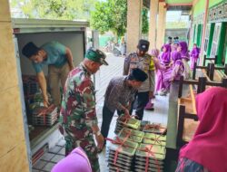 Makan Bergizi Gratis di Lembar: Pemantauan Ketat oleh Polsek Lembar dan TNI