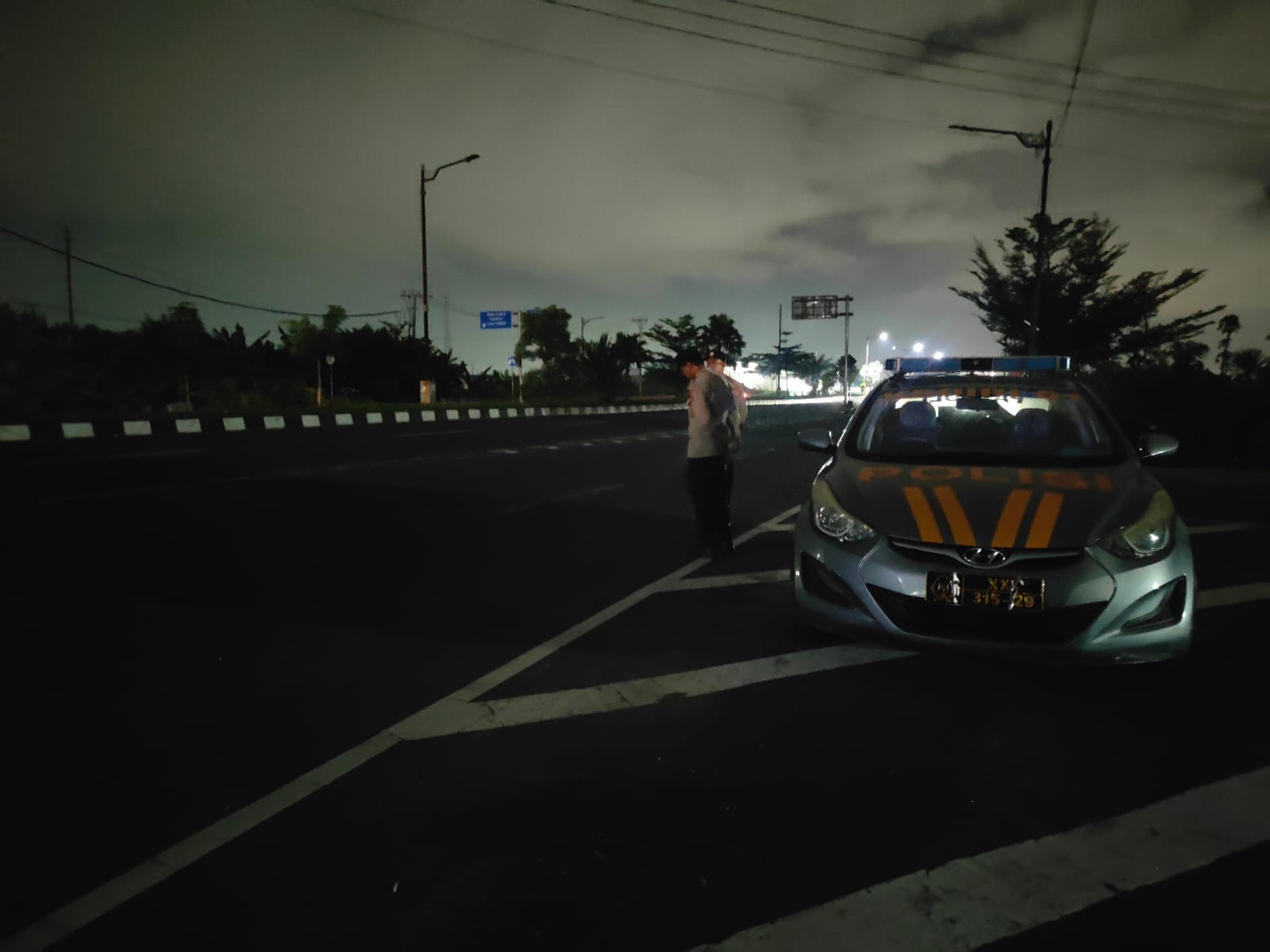 Patroli Blue Light Polsek Kediri, Antisipasi 3C dan Balap Liar di Jalur BIL I dan BIL II