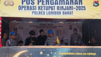 Siaga Lebaran: Propam Lombok Barat Awasi Ketat Personel Pengamanan