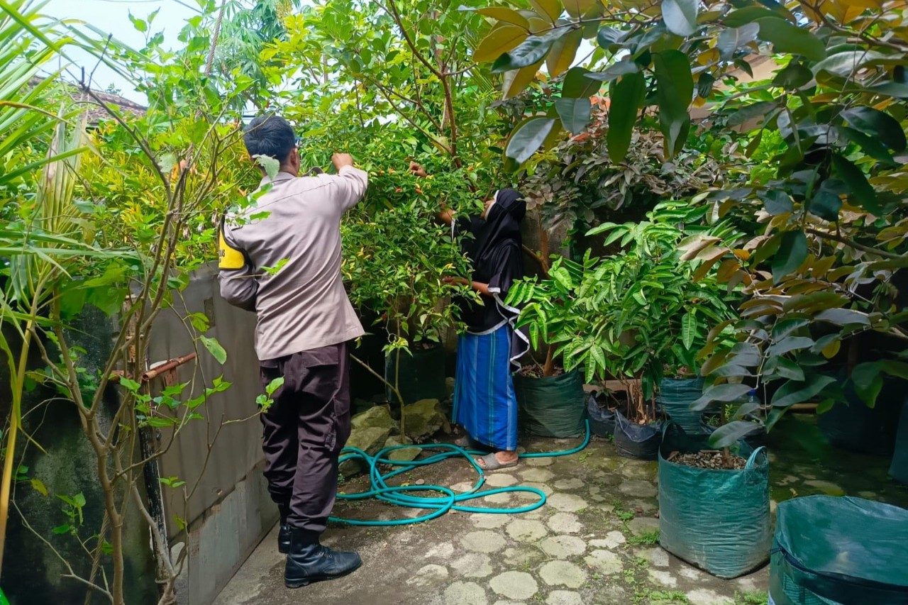 Sinergi Polri-Warga Lombok Barat Wujudkan Swasembada Pangan dari Rumah