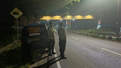 Polsek Kuripan Rutin Gelar Patroli Malam, Ini Tujuannya