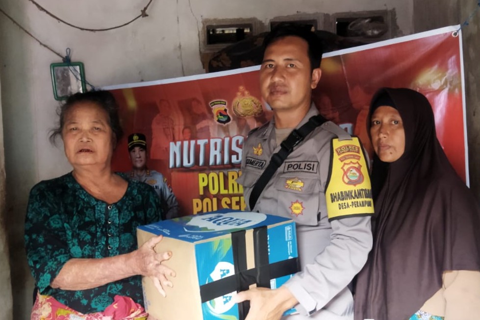 ‘Nutrisi Mantap’, Bentuk Kepedulian Polri pada Warga Kurang Mampu