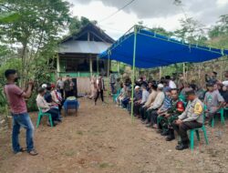 Bhabinkamtibmas Kelurahan Lelamase Hadiri Panen Raya Jagung Hibrida di Kota Bima