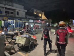 Sat Samapta Polres Bima Kota Laksanakan Patroli Blue Light, Antisipasi Gangguan Kamtibmas