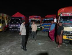 Polsek Kawasan Pelabuhan Laut Bima Laksanakan Cooling System di Areal Dermaga