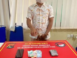 Sat Resnarkoba Polres Lombok Utara Ungkap Kasus Narkoba di Dua Tempat Berbeda