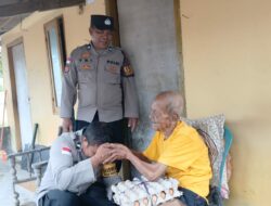 Polsek Sekotong Proaktif Salurkan Bantuan Nutrisi kepada Warga Miskin