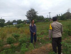Maksimalkan Lahan Produktif: Polri Ajak Warga Desa Jagaraga Dukung Ketahanan Pangan