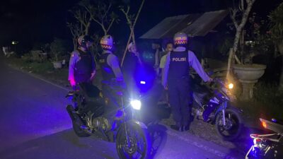 Tim Patroli Presisi Polres Lombok Barat Tingkatkan Keamanan Masyarakat Sejak Dini Hari