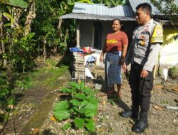 Bhabinkamtibmas Desa Jagaraga Sosialisasikan Program Ketahanan Pangan