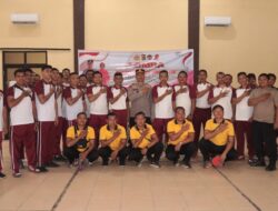 Sambut Hari Bhayangkara ke-79, Polres Lombok Utara Gelar Turnamen Tenis Meja Antar Satuan Fungsi