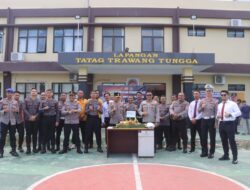 Polres Lombok Utara Berikan Penghargaan Kepada Tujuh Prsonil Berprestasi Di rangkaikan Dengan Perayaan Ulang Tahun PERSONIL