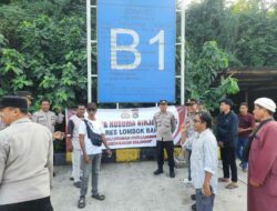 Patroli Humanis Polri di Pelabuhan Lembar Jaga Rasa Aman
