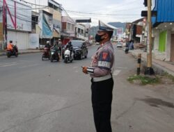 Sat Lantas Polres Bima Kota Gelar Kegiatan Rawan Pagi/Strong Point, Antisipasi Kemacetan dan Laka Lantas